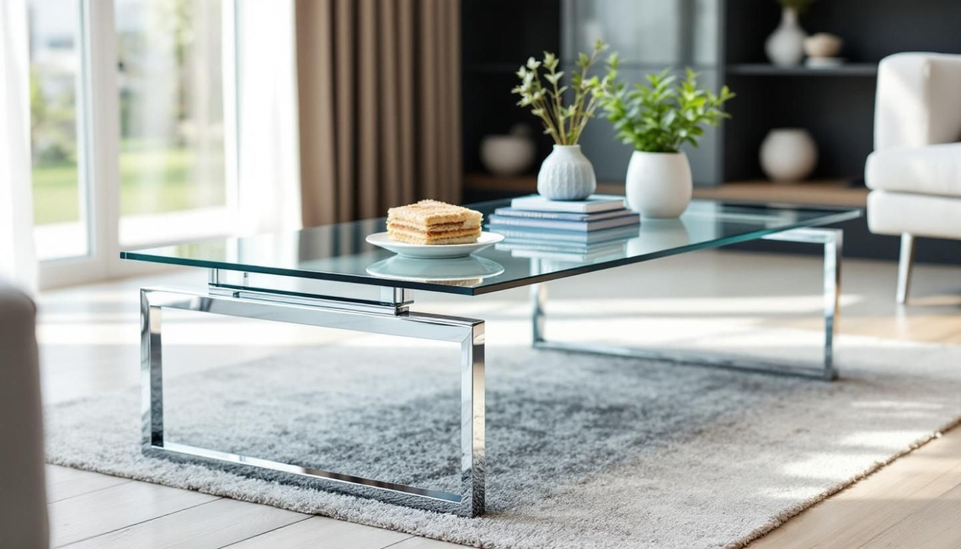 Comment intégrer une table basse en verre dans divers décors intérieurs ?